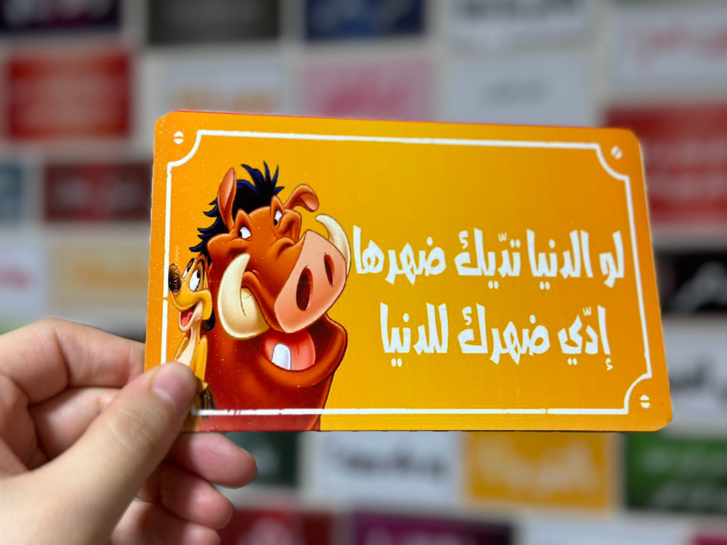 لو الدنيا تديك ضهرها ادي ضهرك للدنيا