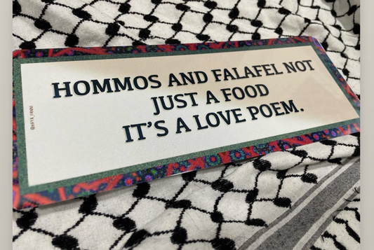 Hommos and falafel not just a food it’s a love poem