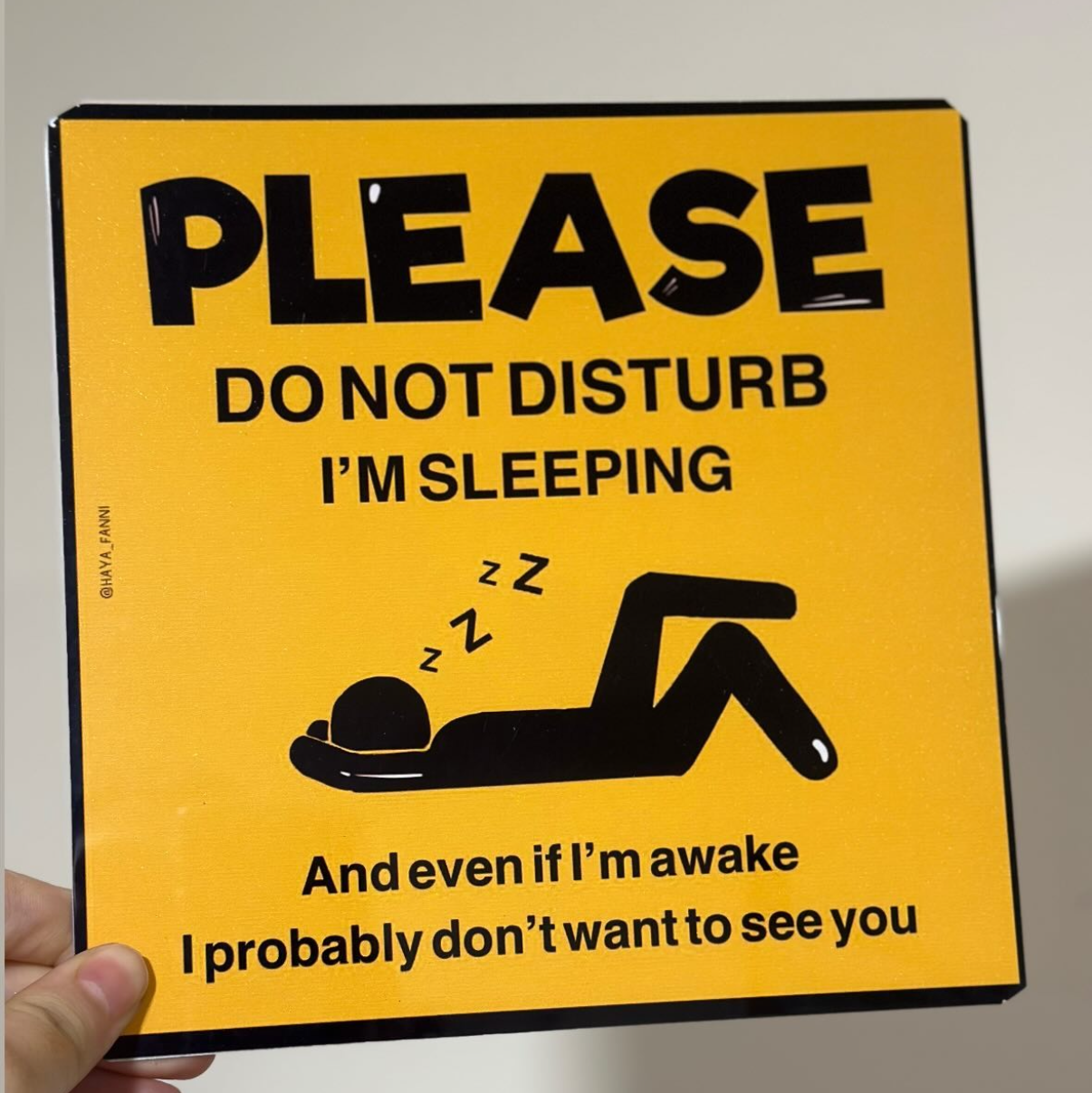 Do not disturb